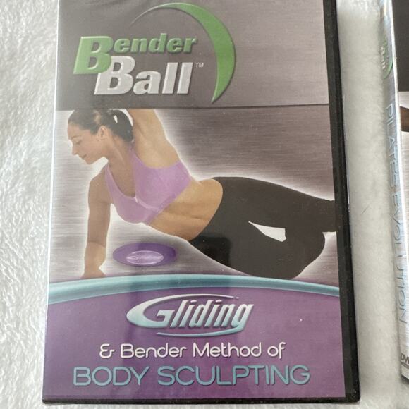 NEW 4 Bender Ball Workout DVD lot Pilates Evolution Better Booty Boot Camp core - Picture 2 of 9